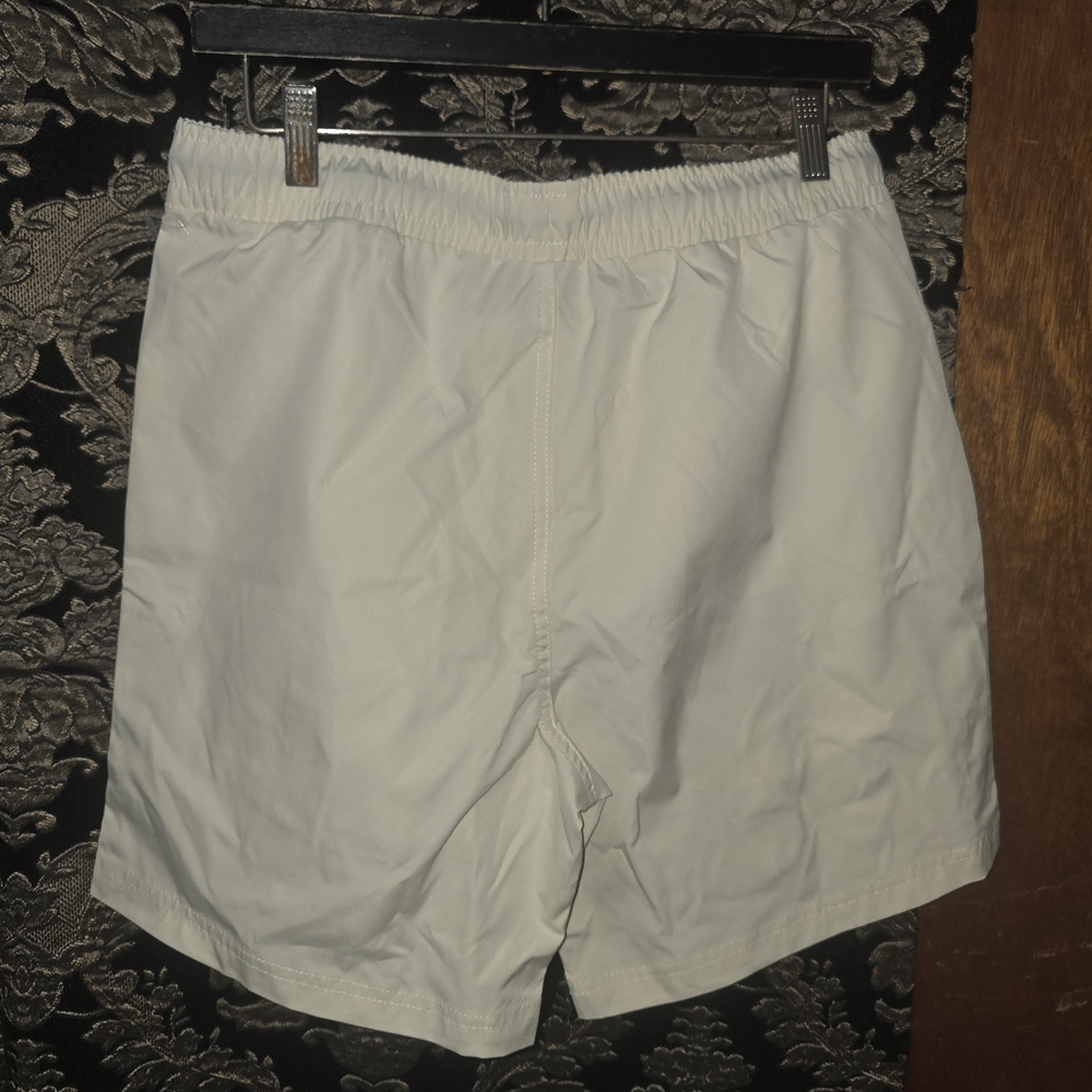 Men's Flat Front Shorts - White